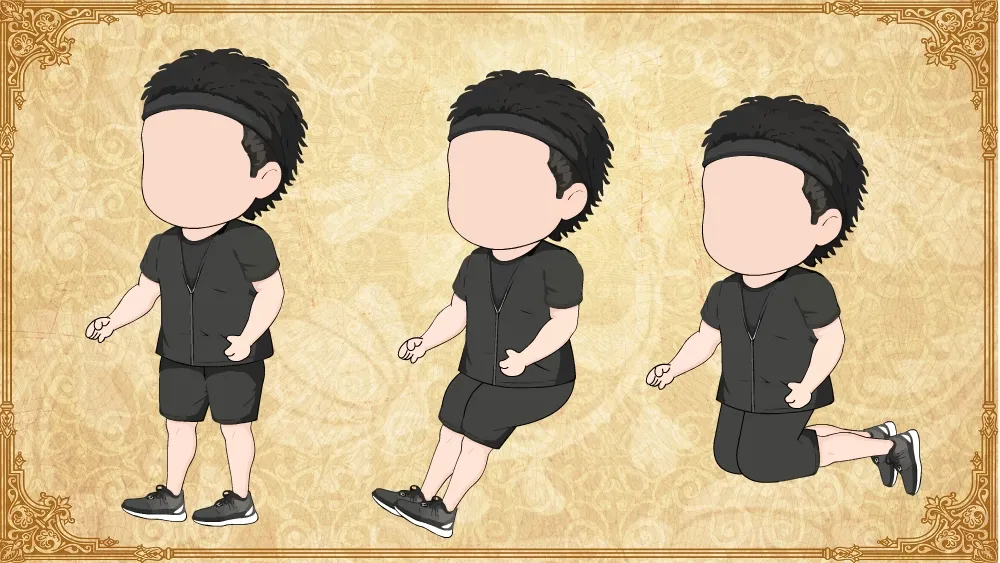 AN都市人物 短裤男