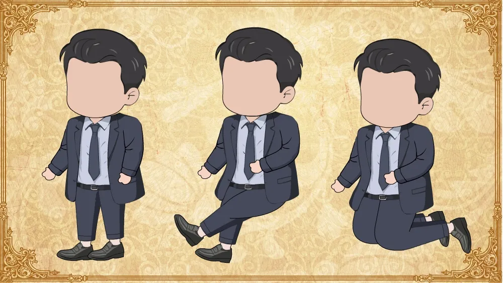 AN都市人物 西服男