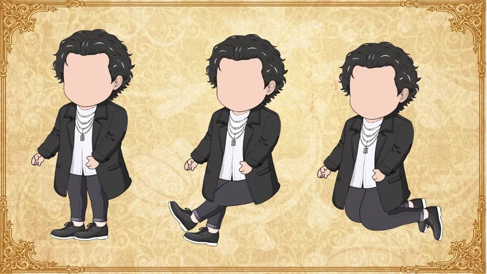 AN都市人物 卷毛男