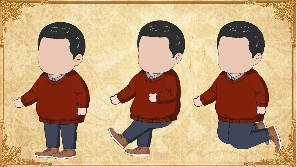 AN都市人物 红毛衣男子