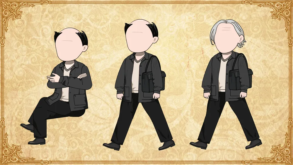 AN怀旧人物 秃发老头