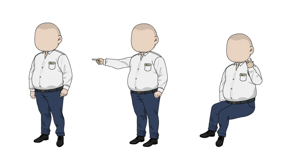 AN都市人物 胖保安