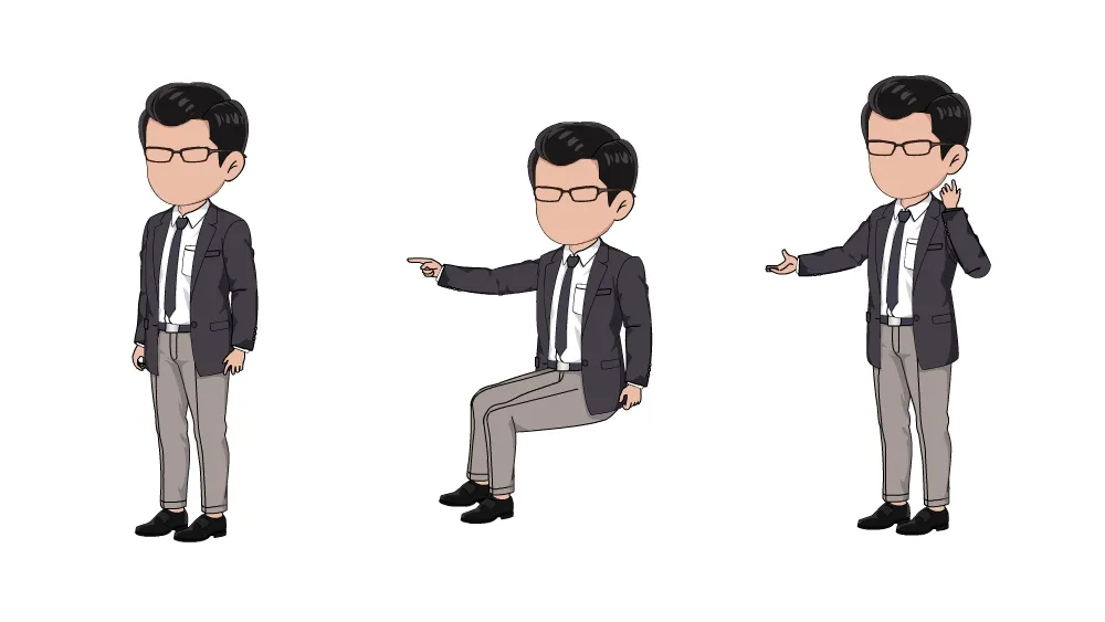 AN都市人物 西服男子