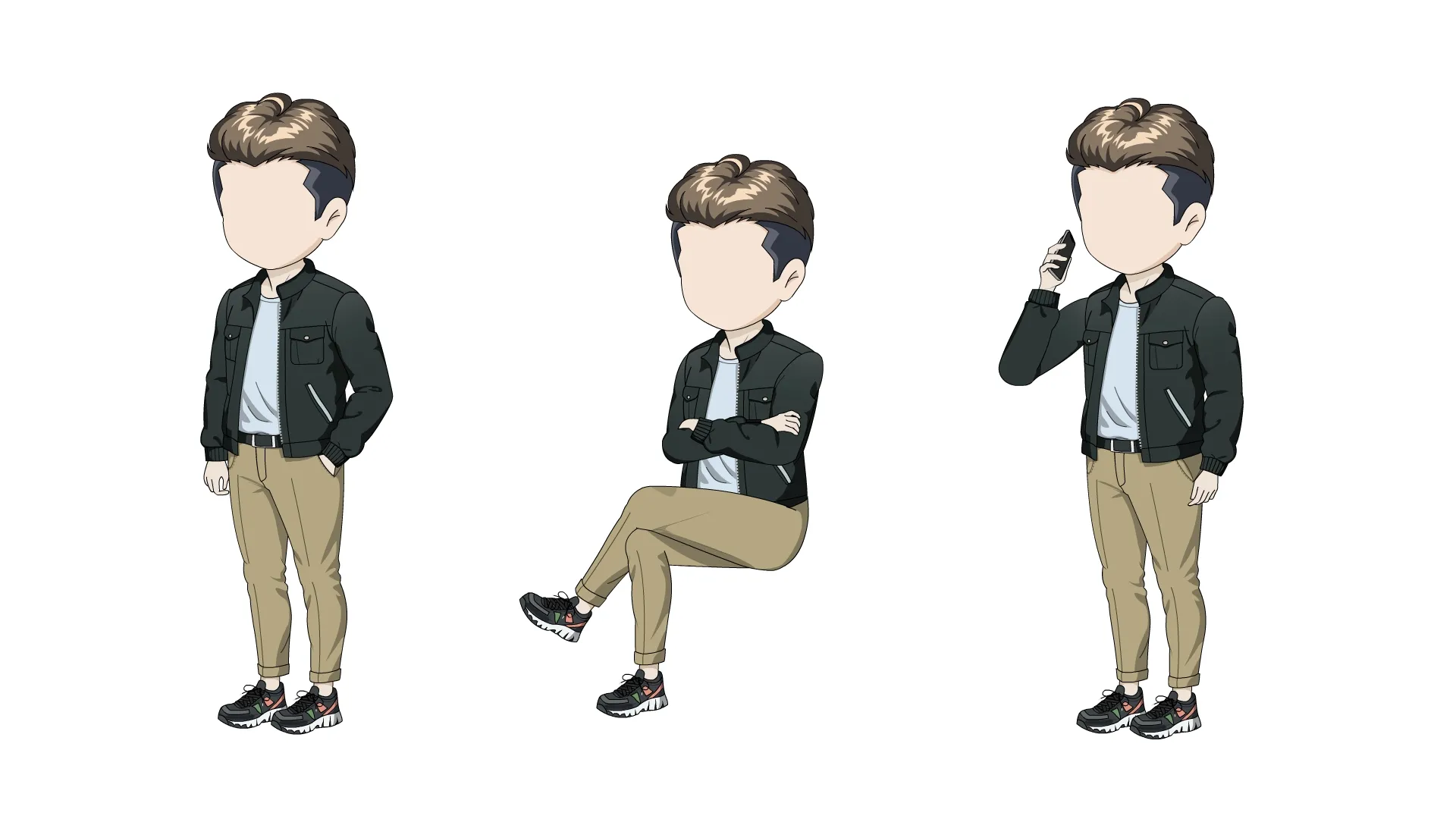 AN都市人物 夹克男