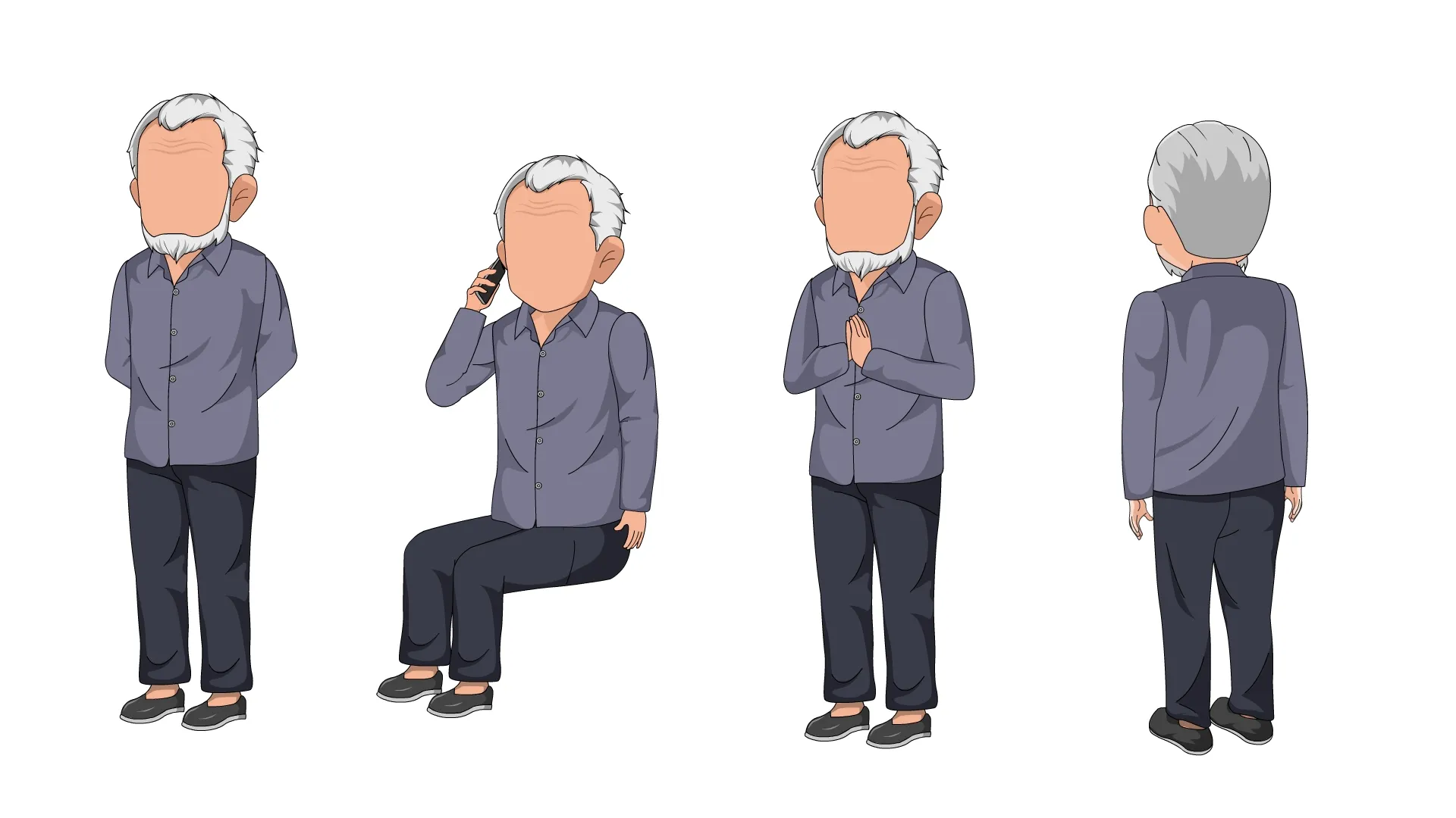 AN都市人物 老头2