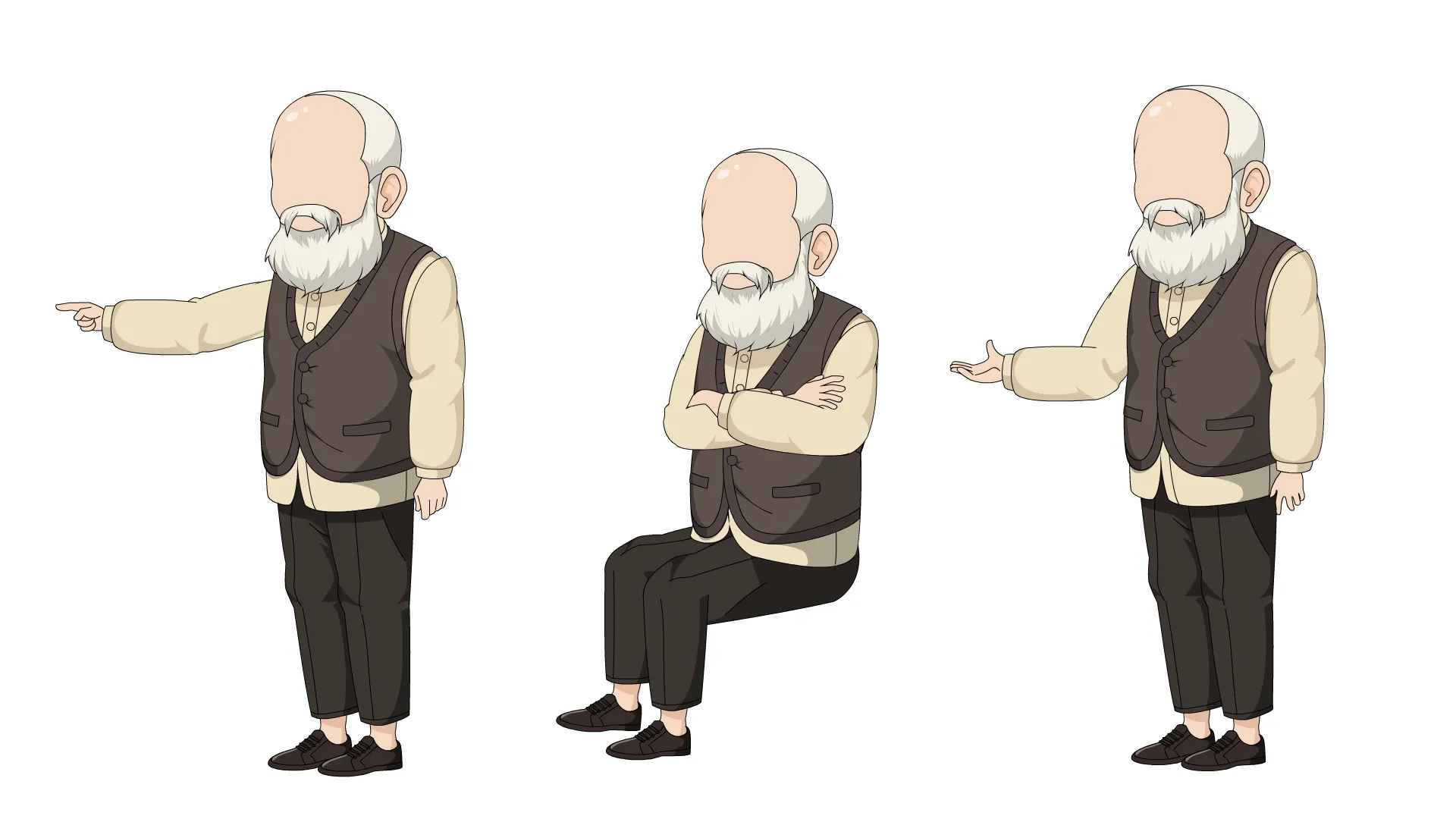 AN都市人物 老头群众