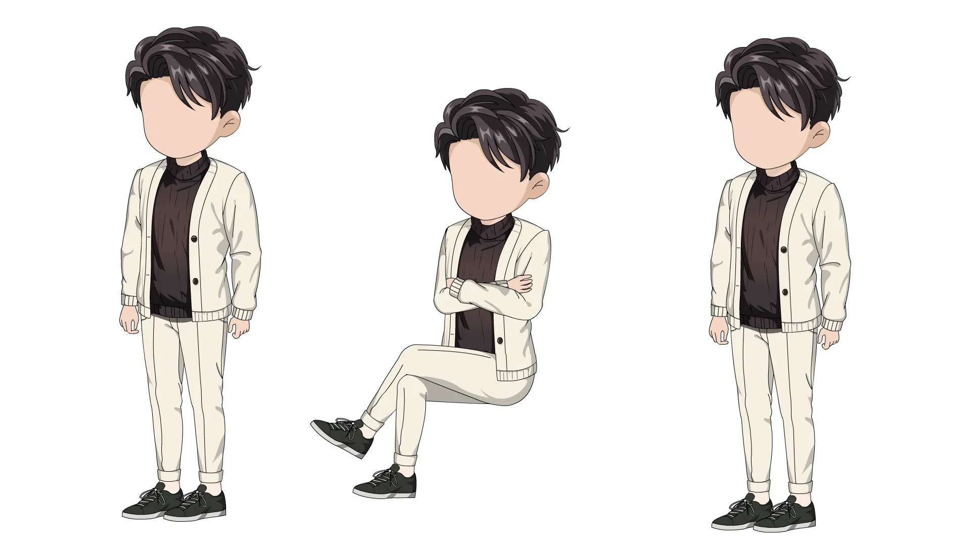 AN都市人物 毛衣男