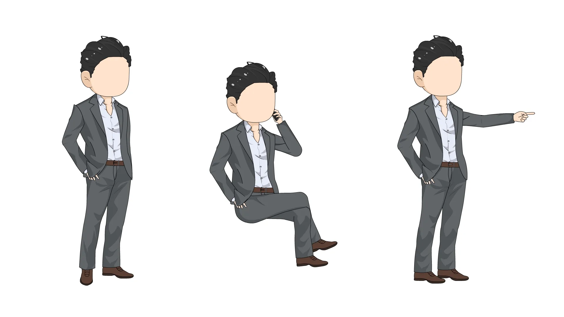 AN都市人物 西服男