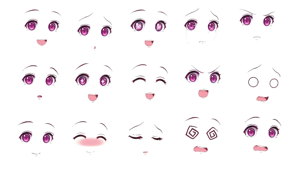 fla格式二次可爱动态女表情16