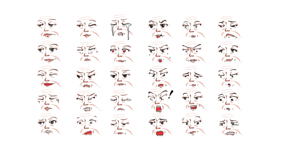 fla格式二次老太太表情30个