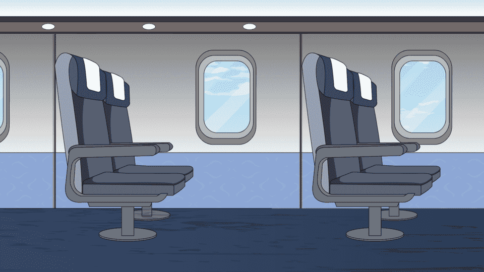 飞机内部