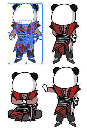 修仙人物 红色衣服