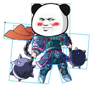 古代人物 手拿流星锤