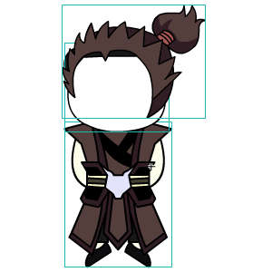 修仙人物 棕色衣服棕色头发 4