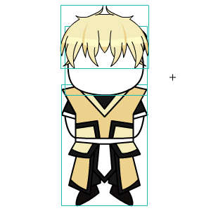 修仙人物 黄色衣服黄色头发