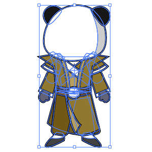 修仙人物 棕黄色衣服