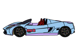 跑车车轮带转动