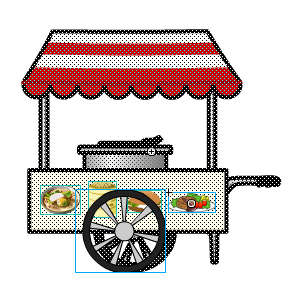 摊位推车