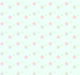 向左移动的小花朵