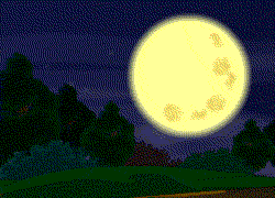 夜晚 星星一闪一闪