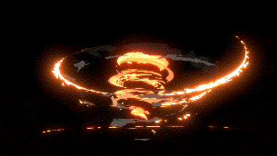 火焰龙卷风旋涡