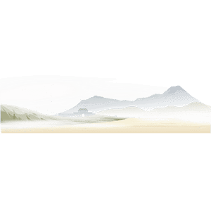 云雾缭绕的山脉