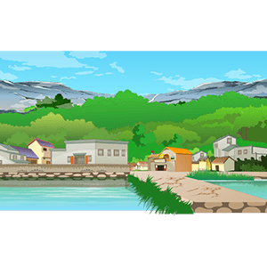 大山脚下的村庄