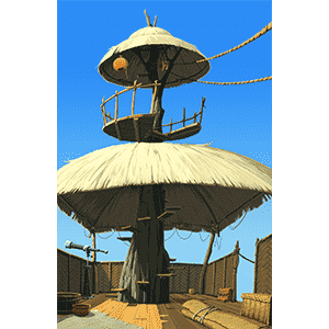 阁楼上 白天傍晚夜晚