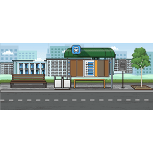 公交车站