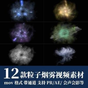 12款粒子烟雾视频素材