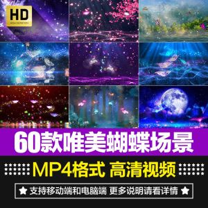 60款唯美蝴蝶场景