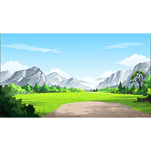 森林里的一片草地