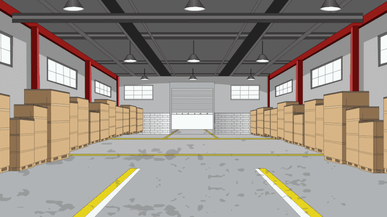 AN格式场景，仓库