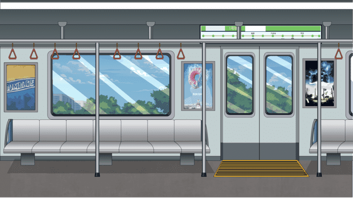 AN格式场景，地铁