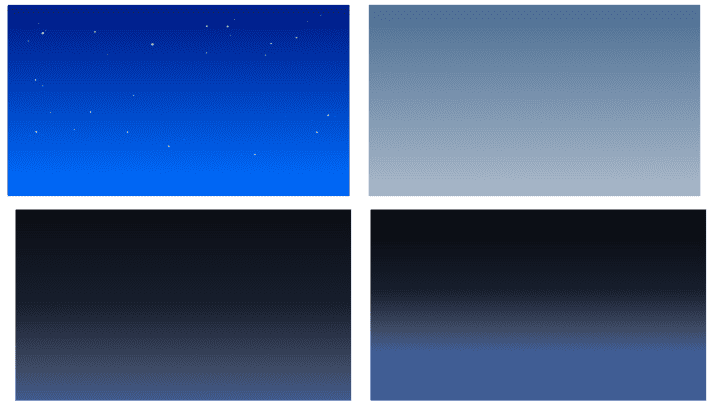 AN格式场景，天空-黑夜4种