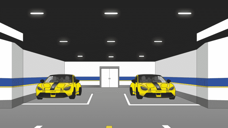 AN格式场景，地下车库