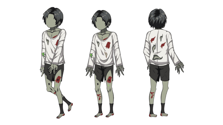 AN人物带万能动作，丧尸