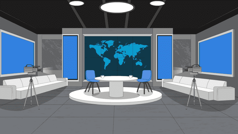 AN格式场景，演播大厅