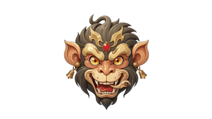 AN格式道具，猴面具