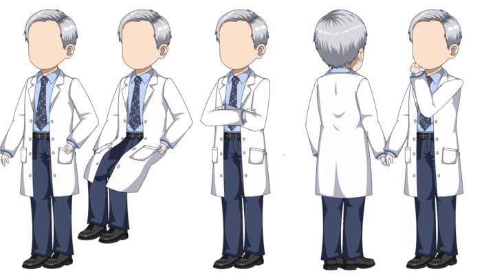 AN人物带万能动作，医生