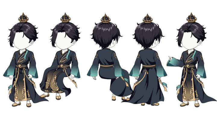 AN人物带万能动作，二皇子