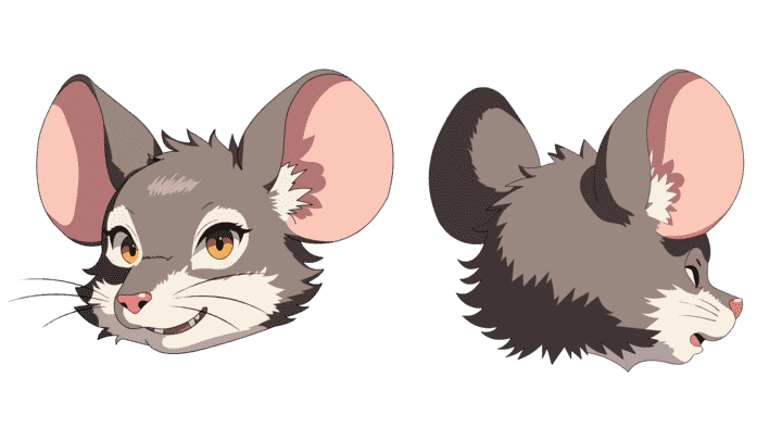 AN格式道具，老鼠头套