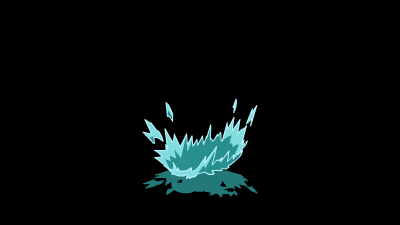 AN格式素材，水花10