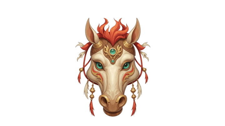 AN格式道具，马面具