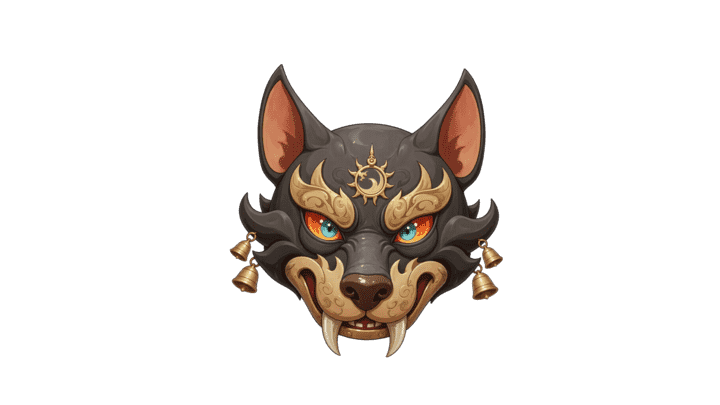 AN格式道具，狗面具