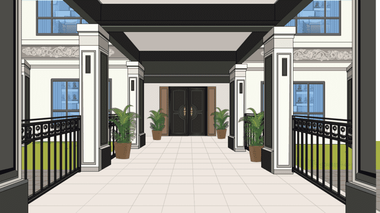 AN格式场景，走廊