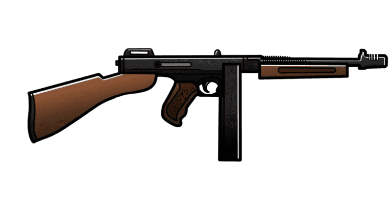 AN格式道具，汤姆森M1928A1冲锋枪