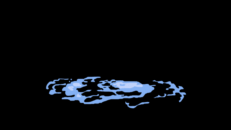 AN格式素材，水花2