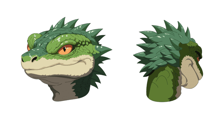 AN格式道具，蛇头套