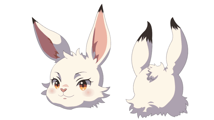 AN格式道具，兔子头套